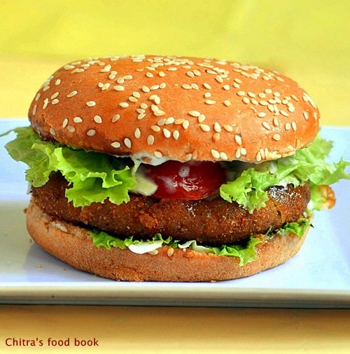 CHICKEN PATTY BURGER
